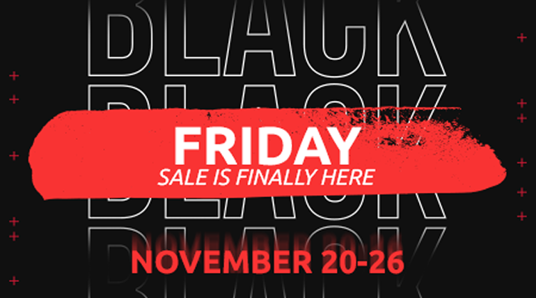 The Black Friday Sales is On!
